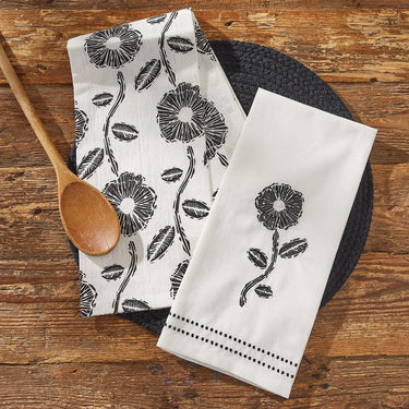 Urban Flower Decorative Towel Set of 6 Park Designs - The Fox Decor